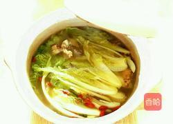 筒子骨煲娃娃菜的做法图解5