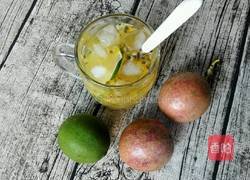 蜂蜜青柠百香果茶的做法图解8