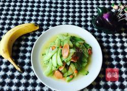 黄瓜火腿肠的做法图解4