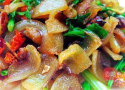 干煸牛皮的做法图解3