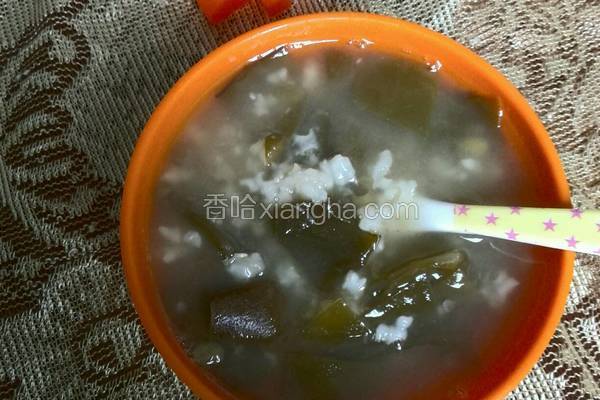 绿豆海带粥（炖锅版）