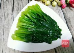 白灼青菜的做法图解5