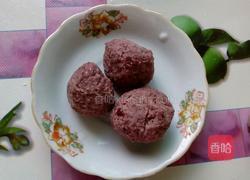 红豆馅糯米软饼的做法图解2