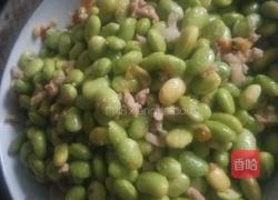 肉末毛豆的做法图解4