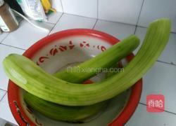 素炒丝瓜的做法图解2