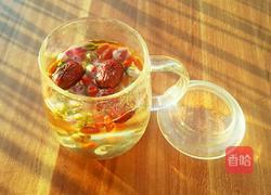 红枣枸杞玫瑰花茶的做法图解4