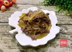 猪心炒咸菜的做法图解8