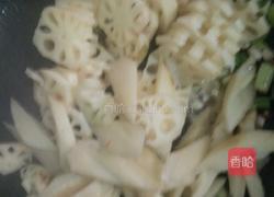 素炒莲藕的做法图解3