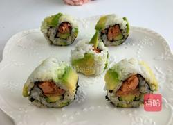 鳄梨烟熏鲑鱼卷的做法图解6