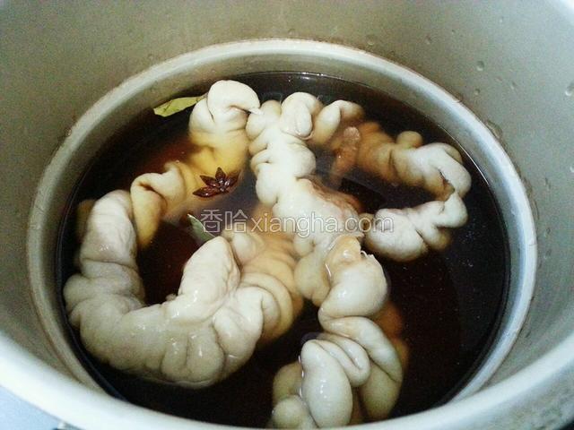 加入适量的水，高压锅煮半小时