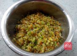卷心菜粉条素包子的做法图解4