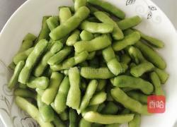 香辣毛豆的做法图解1