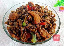 干缸豆烧肉的做法图解14