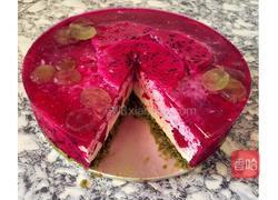 火龙果慕斯蛋糕的做法图解19