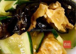 黄瓜木耳炒鸡蛋的做法图解8