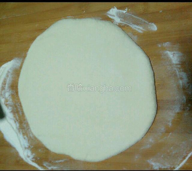 擀成饼