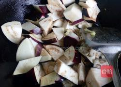 肉片炒茄子的做法图解4