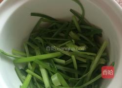 凉拌蒜苗的做法图解3