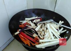 红椒茄子条的做法图解5