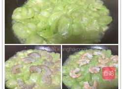 丝瓜炒虾仁的做法图解6