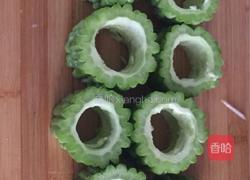 苦瓜酿肉的做法图解3