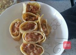 肉末猪肉卷的做法图解7