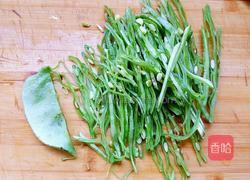 清炒扁豆丝的做法图解2