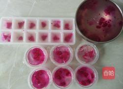 火龙果水信玄饼的做法图解5