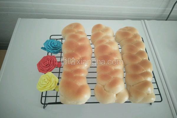 老式辫子面包(一次发酵法）