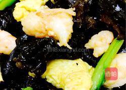 鲜虾木耳炒滑蛋的做法图解6