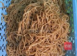 福州炒线面的做法图解7