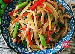 榨菜炒肉丝的做法图解6