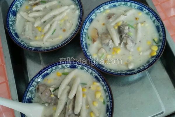 玉米排骨粳米饺