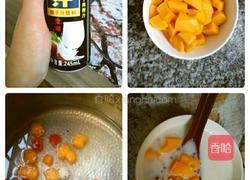 椰汁芒果西米露的做法图解3