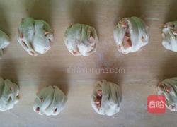 火腿小花卷的做法图解6