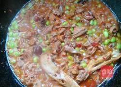 青豆烧鸭的做法图解7