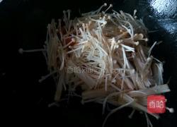 炒西红柿金针菇的做法图解4