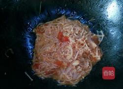 炒西红柿金针菇的做法图解6