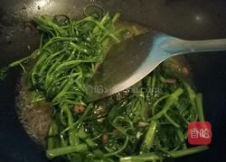 豆酱通菜的做法图解4