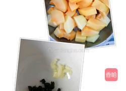 香炒木瓜的做法图解2