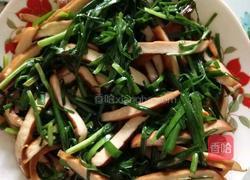 韭菜炒茶干的做法图解5