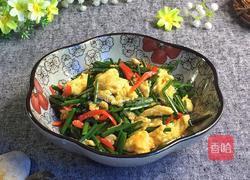 韭菜苔炒鸡蛋的做法图解10