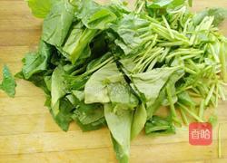 菠菜拌花蚬的做法图解3