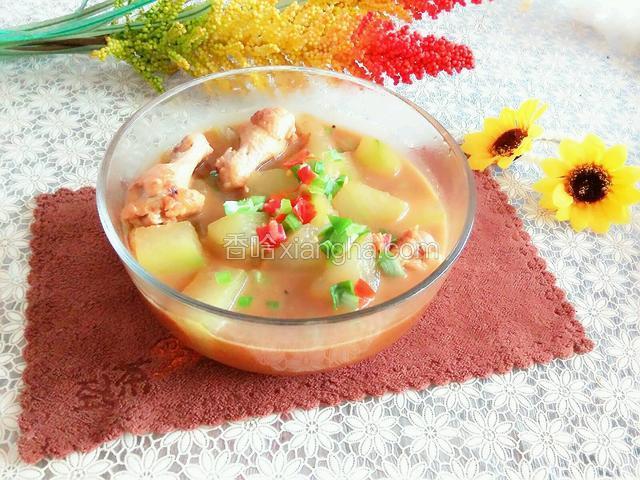 鸡腿冬瓜汤