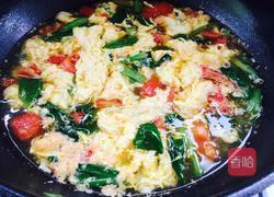 番茄鸡蛋青菜汤的做法图解6