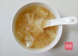 快速煮鲜百合莲子银耳糖水的做法图解4