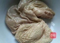 双椒炒猪肚的做法图解3