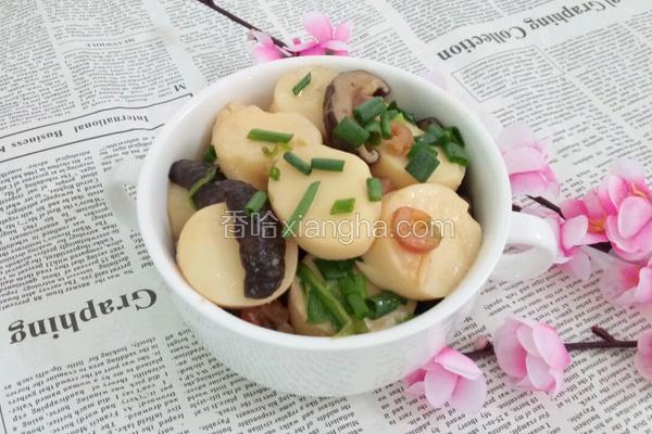 玉子豆腐炖香菇虾米