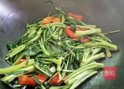 红椒空心菜的做法图解7