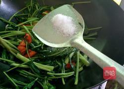 红椒空心菜的做法图解6